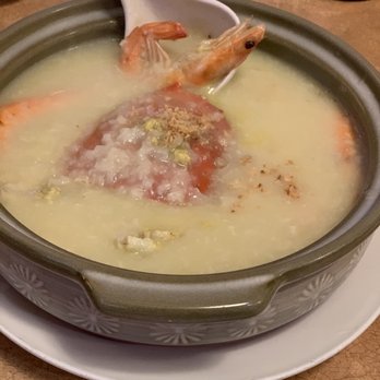 Porridge & Things - Crab and shrimp porridge was good. Expect only a half shell though. They don't give you a whole shell. - Chinese Near Me - Millbrae, California