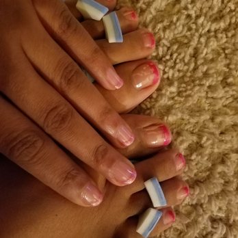Le Nails - Gel french mani and french pedi - Nail Salons Near Me - Jacksonville, Florida