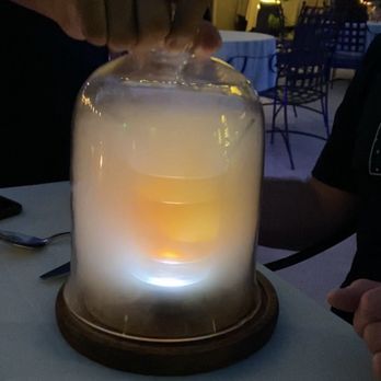 Bajo La Luna - Whiskey smoke drink. - Seafood Near Me - Cabo San Lucas, BCS