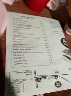 Menu photo 2 Tips Bar Eagle River, AK