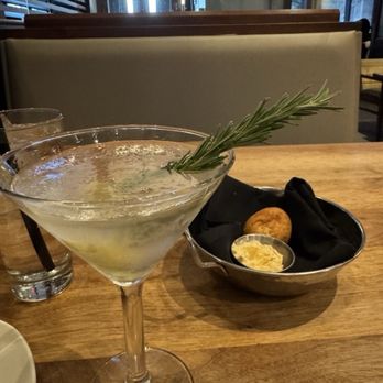 Stoney River - Tito's, jalapeño stuffed with cheese and rosemary martini--absolutely delicious. The warm bread is great and comes with honey butter. - Steakhouses Near Me - Annapolis, Maryland Stoney River - Tito's, jalapeño stuffed with cheese and rosemary martini--absolutely delicious. The warm bread is great and comes with honey butter. - Steakhouses Near Me - Annapolis, Maryland