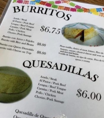 Menu photo 8 Las 2 Huastecas Blue Ridge, GA Menu photo 8 Las 2 Huastecas Blue Ridge, GA
