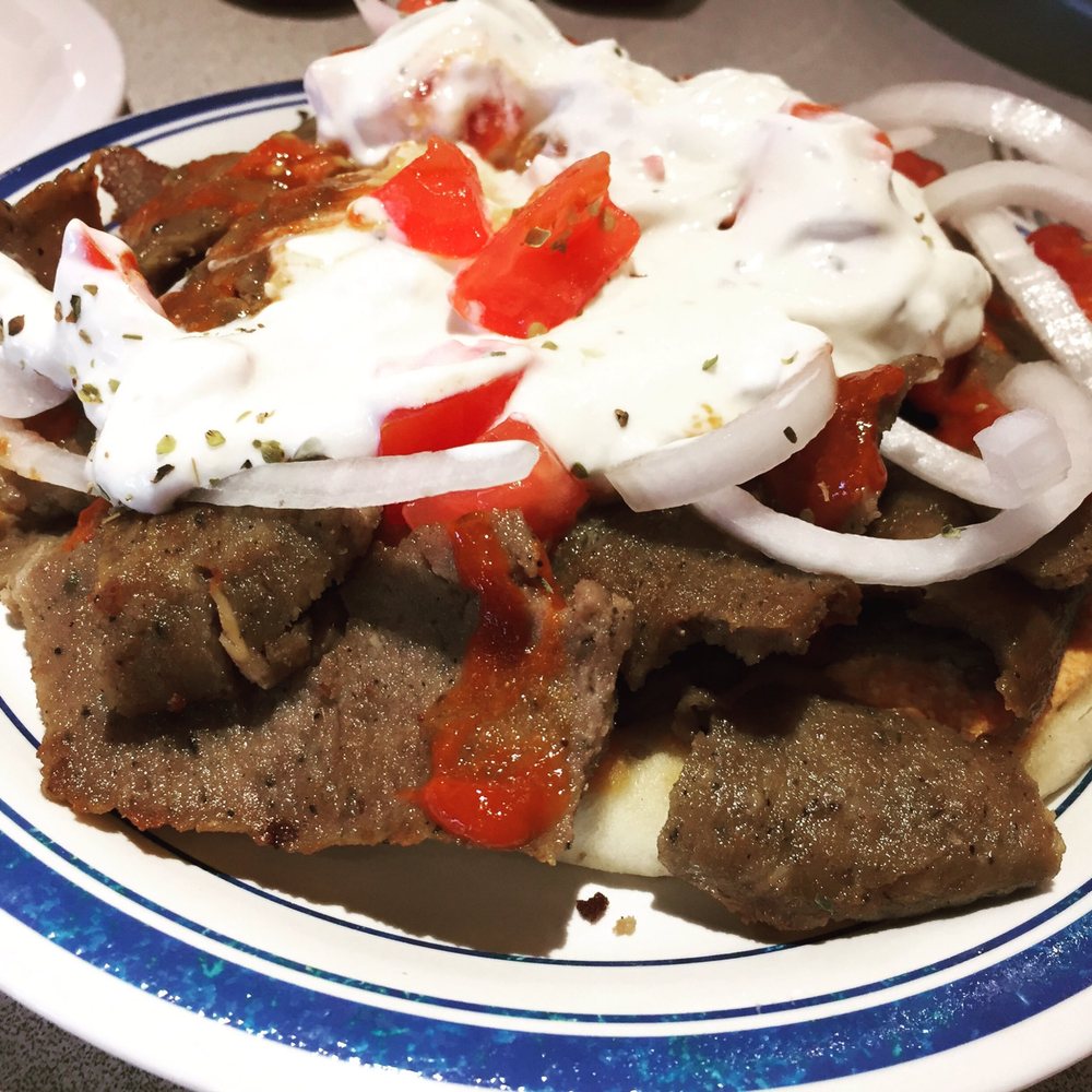 Extra spicy gyro adds some kick, but not too much.