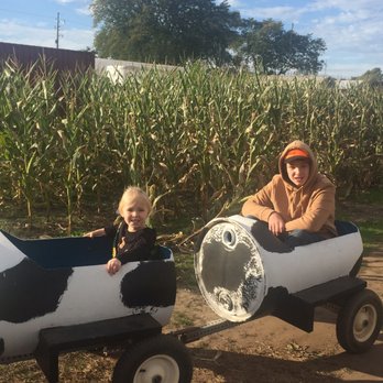 Coulters Produce - The Cow Ride (thk it's $2.) & never seen a wait for more than 5min. - Farmers Market Near Me - Westville, Indiana Coulters Produce - The Cow Ride (thk it's $2.) & never seen a wait for more than 5min. - Farmers Market Near Me - Westville, Indiana
