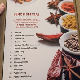 Menu Menu