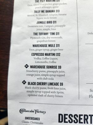 Menu photo 8 Spaghetti Warehouse Columbus, OH