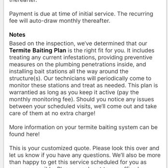 Stride Pest Control - Terms for termite treatment - Pest Control Near Me - Austin, Texas