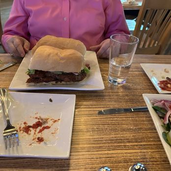 Caloroso Eatery & Bar - Giant chicken parm grinder - Italian Near Me - Shelton, Connecticut