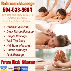 Behrman Massage - Walk-in & Appointment Welcome