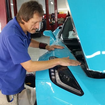 Forcefield Paint Shield - Kevin installing paint protection film. - Auto Customization Near Me - Decatur, Texas Forcefield Paint Shield - Kevin installing paint protection film. - Auto Customization Near Me - Decatur, Texas