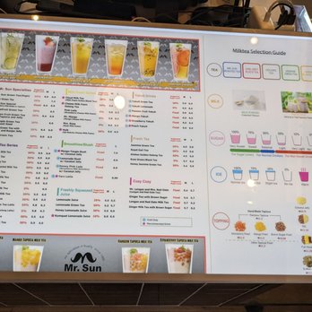 Mr Sun - Menu - Bubble Tea Near Me - Oakville, Ontario Mr Sun - Menu - Bubble Tea Near Me - Oakville, Ontario