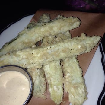 Rosebud Bar & Kitchen - Fried pickle spears with kimchi mayo - New American Near Me - Somerville, Massachusetts Rosebud Bar & Kitchen - Fried pickle spears with kimchi mayo - New American Near Me - Somerville, Massachusetts