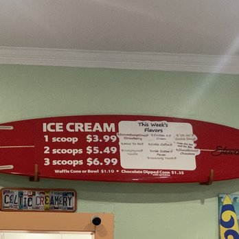 Celtic Creamery - Ice Cream & Frozen Yogurt Near Me - Carolina Beach, North Carolina