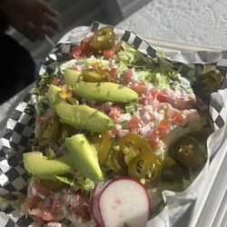 Mario's Authentic Tacos - Asada Nachos