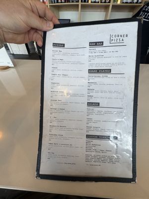 Menu photo 1 Corner Pizza Carlsbad, CA