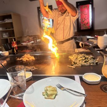 Benihana - Wheeling - Our cook Agusto - Sushi Bars Near Me - Wheeling, Illinois