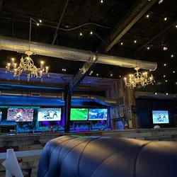 Food and Beer - Rosemary District - Cool chandeliers. Great ambiance and fun place! Awesome food!