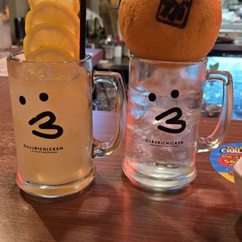 Gaburi Chicken - Lemon and grapefruit soda (its not sweet, it's basically fresh fruit with club soda) - Izakaya Near Me - Torrance, California Gaburi Chicken - Lemon and grapefruit soda (its not sweet, it's basically fresh fruit with club soda) - Izakaya Near Me - Torrance, California