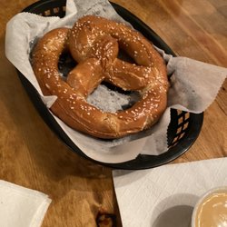 Books & Brews - Muncie - Nice Bavarian pretzel!