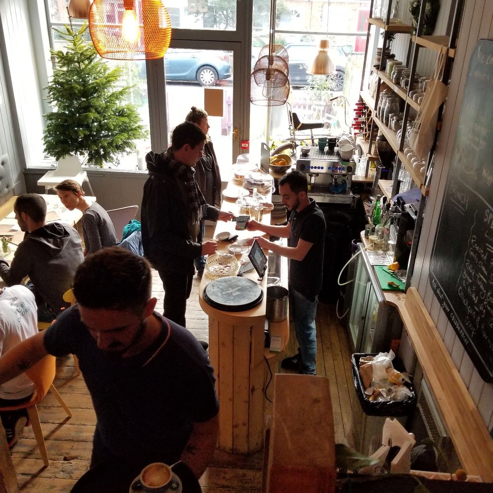 the Handle Bar - Inside from upstairs - Cafes Near Me - Oxford, OXF