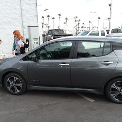 Dave Solon Nissan - 2018 - me buying my first NEW CAR, my Nissan Leaf!