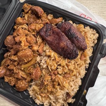 Chef Creole Seasoned Kitchen - Jambalaya (Chicken & Sausage), Rice and Beans & Sweet Plantains - Seafood Near Me - Miami, Florida Chef Creole Seasoned Kitchen - Jambalaya (Chicken & Sausage), Rice and Beans & Sweet Plantains - Seafood Near Me - Miami, Florida