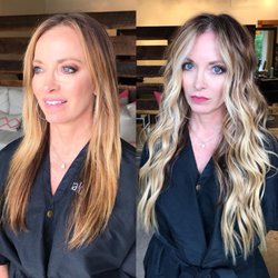 Salon DM3 - Hand tied extensions by Whitney Shoe