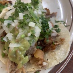 Carnitas street taco Carnitas street taco