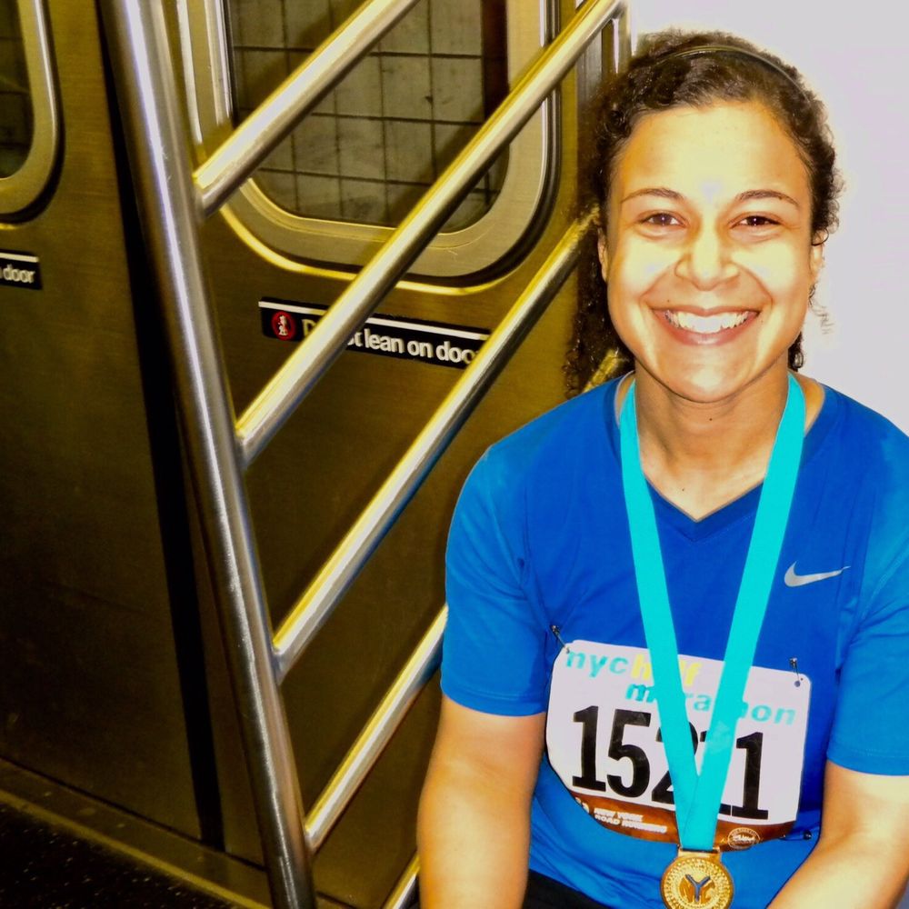 My camera was awful in 2010. Riding home after running the NYC Half. Posted 10/29/19