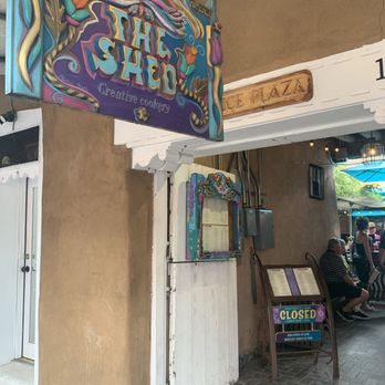 The Shed - Entering the restaurant - New Mexican Cuisine Near Me - Santa Fe, New Mexico The Shed - Entering the restaurant - New Mexican Cuisine Near Me - Santa Fe, New Mexico