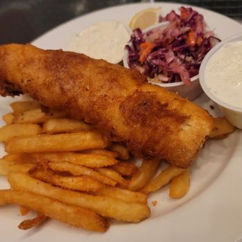 Quarter Celtic Brewpub - Single fish-and-chips. - Brewpubs Near Me - Albuquerque, New Mexico
