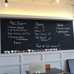 Madeleine - Le menu