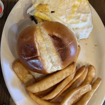 Cracker Barrel Old Country Store - Breakfast burger - Southern Near Me - Rialto, California Cracker Barrel Old Country Store - Breakfast burger - Southern Near Me - Rialto, California
