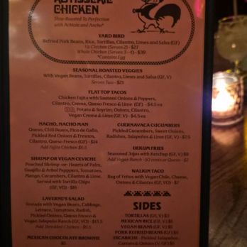 LaVerne's - Menu Sep 2026 - Bars Near Me - Portland, Oregon LaVerne's - Menu Sep 2026 - Bars Near Me - Portland, Oregon