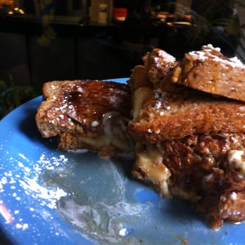 Cafe 222 - Stuffed Peanut Butter French Toast!! - Breakfast & Brunch Near Me - San Diego, California