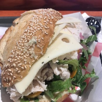 Mid-Way Bakery - Turkey hoagie. Great seeded bun. - Bakeries Near Me - Milwaukee, Wisconsin