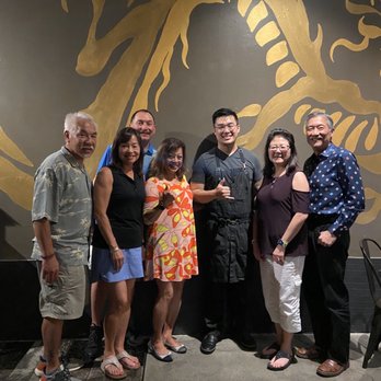 XO Restaurant - Our group with Chef Kenneth - Asian Fusion Near Me - Honolulu, Hawaii