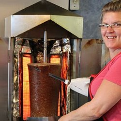 Yummies & Gyros Greek Cafe - Cooking up our Beef and Lamb for some yummy gyros or donair. what's your fancy?
