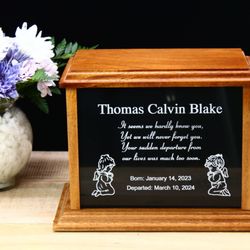 Bolt Laserworks - Etched urn