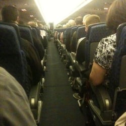 American Airlines - This plane is a covertible. It's very sunny out today.