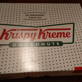 Krispy Kreme - Front of Box - Donuts Near Me - Tallahassee, Florida Krispy Kreme - Front of Box - Donuts Near Me - Tallahassee, Florida