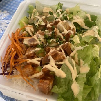 K.Sushi - To go of albacore poke bowl - Sushi Bars Near Me - Cerritos, California