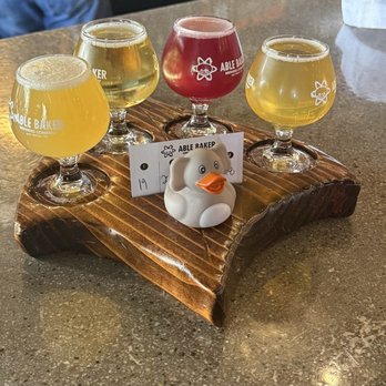 Able Baker Brewing - This is a flight. And you keep the duck! - Brewpubs Near Me - Las Vegas, Nevada Able Baker Brewing - This is a flight. And you keep the duck! - Brewpubs Near Me - Las Vegas, Nevada