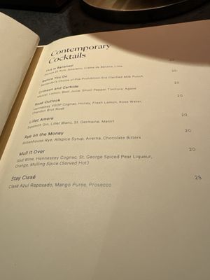 Menu photo 1 Bar Pendry Chicago, IL
