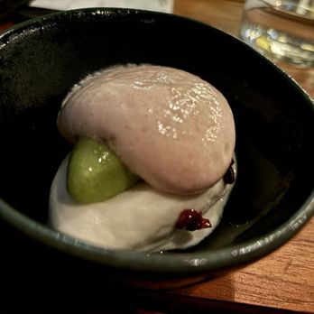 Hestia - Dessert with sorrel - New American Near Me - Austin, Texas