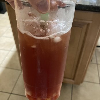 Chan's Tea House - Strawberry Boba with mixed fruit jellies. We drank the top portion before I remembered to snap a pic. - Chinese Near Me - West View, Pennsylvania Chan's Tea House - Strawberry Boba with mixed fruit jellies. We drank the top portion before I remembered to snap a pic. - Chinese Near Me - West View, Pennsylvania