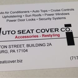 Auto Seat Cover - Business card