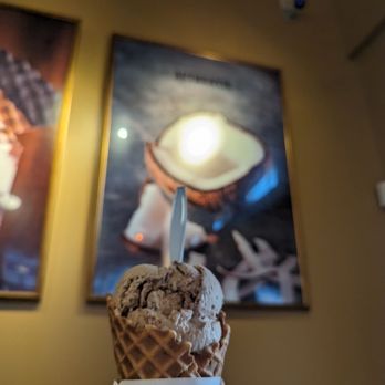 Lappert's Hawaii - Kauai pie ice cream in a waffle cone - Ice Cream & Frozen Yogurt Near Me - Koloa, Hawaii