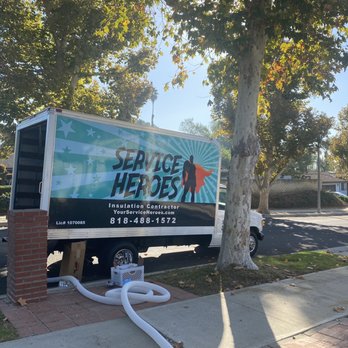 Service Giant Air Conditioning - Service hero's work truck - Insulation Installation Near Me - Simi Valley, California Service Giant Air Conditioning - Service hero's work truck - Insulation Installation Near Me - Simi Valley, California