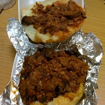 Rosebud's BBQ - Chopped beef sandwich ($5.75) - Barbeque Near Me - Capitol Heights, Maryland Rosebud's BBQ - Chopped beef sandwich ($5.75) - Barbeque Near Me - Capitol Heights, Maryland